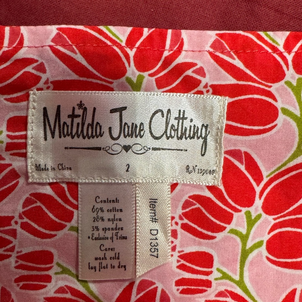 Matilda Jane apron dress size 2